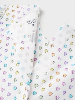 NWT Roller Rabbit x Target girls adaptive hearts tiered mini a line dress